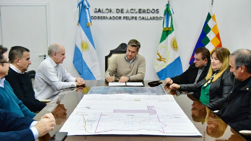 La provincia y Municipio acordaron un plan de drenaje pluvial para la zona sur