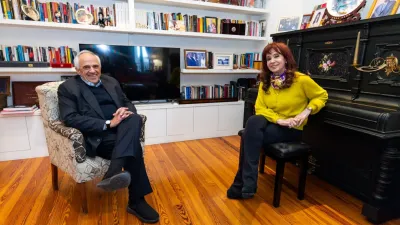 Un ex presidente colombiano visitó a Cristina Kirchner