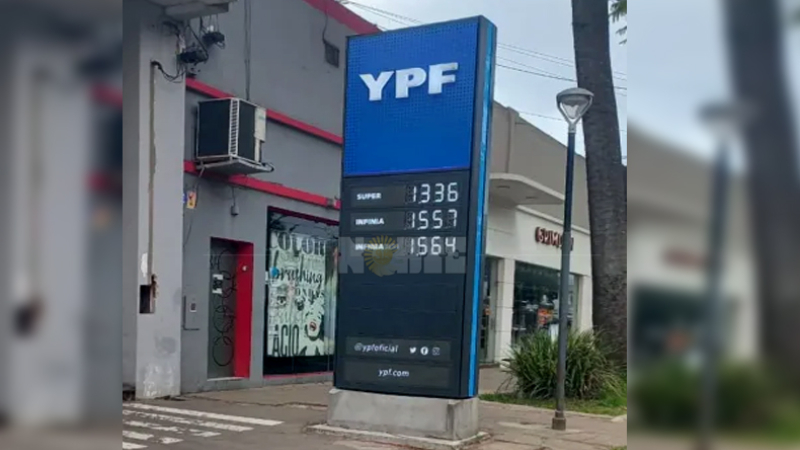 Nuevo aumento en los combustibles de YPF en Chaco sorprende a los usuarios