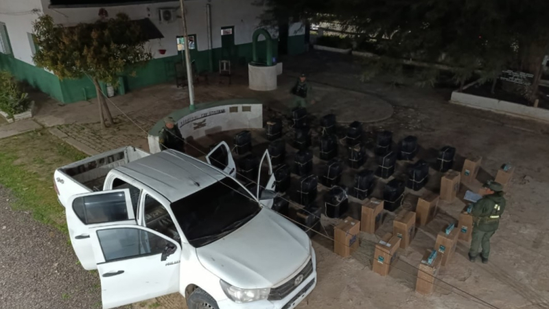 Secuestran 20.000 atados de cigarrillos sin aval legal valuados en 33 millones de pesos