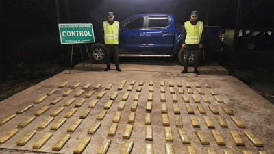 Regresaban desde Salta con más de 50 kilos de hojas de coca