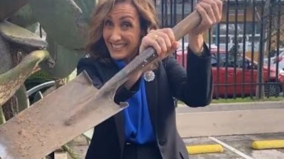 Trabajadores en huelga echaron a la senadora libertaria Florencia Arietto