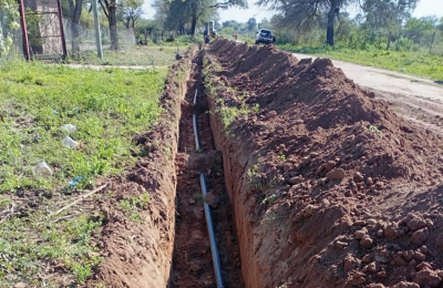 Red de agua potable para el paraje La Chiquita responde a histórica demanda de la población
