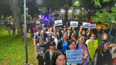 Triple femicidio: hubo marcha en Resistencia