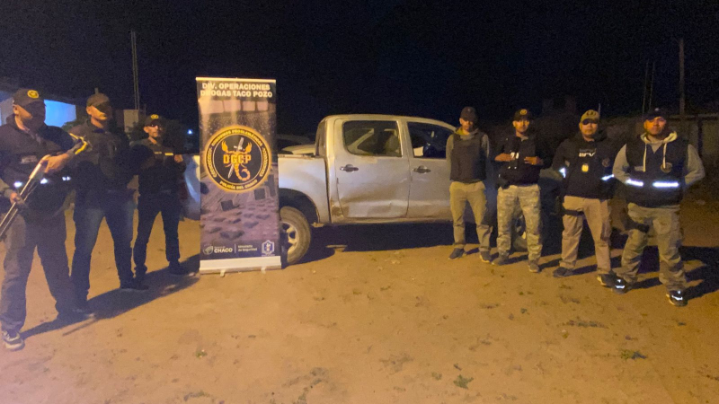 Secuestran en Taco Pozo una camioneta robada en Buenos Aires