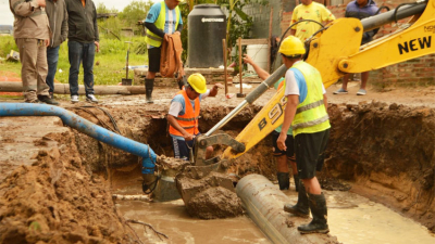 Sameep reparó el acueducto norte y normalizó el servicio de agua potable