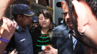 Alta tensión en la sala durante el cierre de la declaración de Gloria Romero