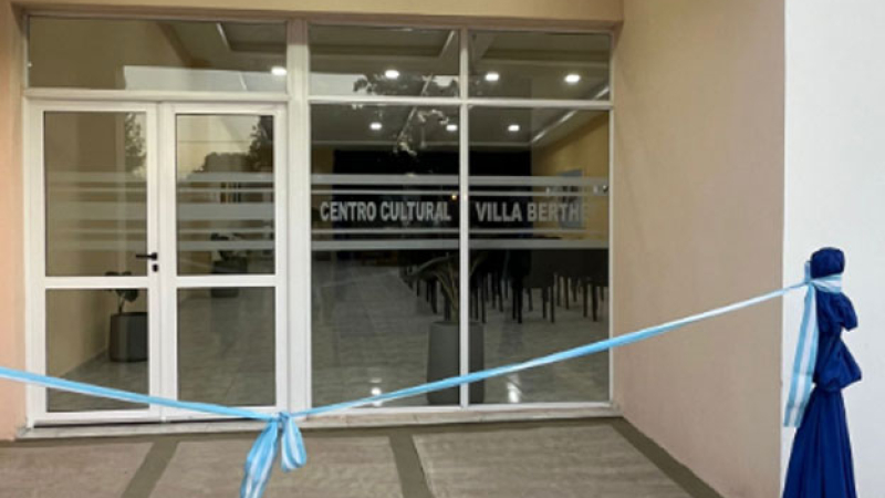 Nuevas obras para la comunidad en el 94 aniversario de Villa Berthet