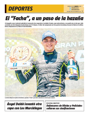 El "Facha", a un paso de la hazaña