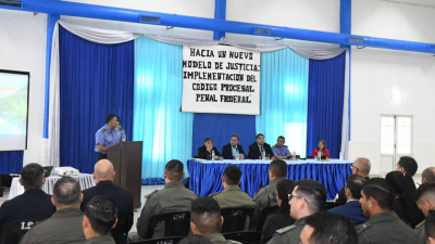 Fuerzas de seguridad se capacitaron en la implementación del Código Procesal Penal Federal