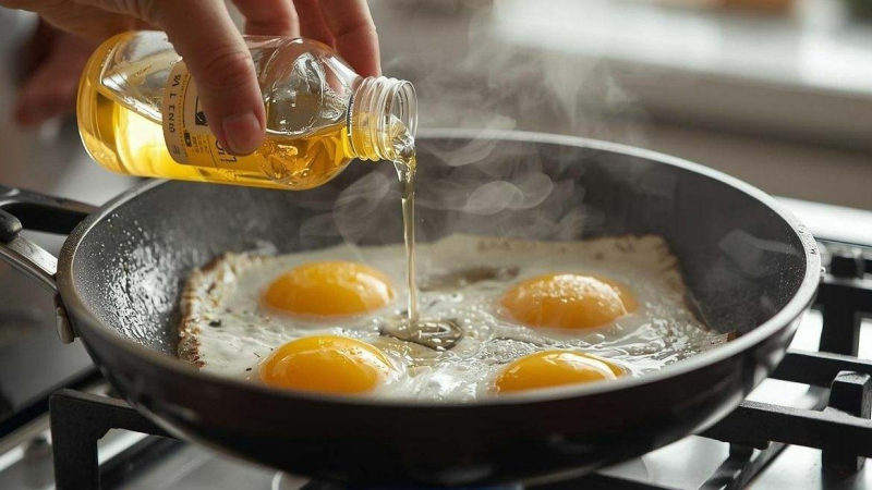 Por qué añadir vinagre al hacer huevos fritos puede ser genial