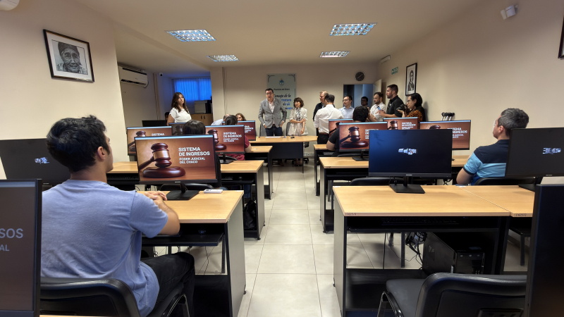 Instancias finales del concurso de ingreso al Tribunal de Cuentas para personas con discapacidad