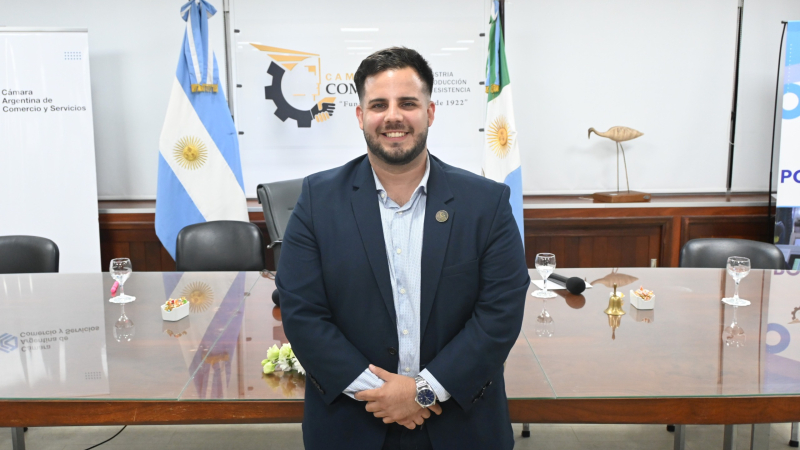 Juan Martín Alfonso es el nuevo presidente de la Cámara de Comercio de Resistencia
