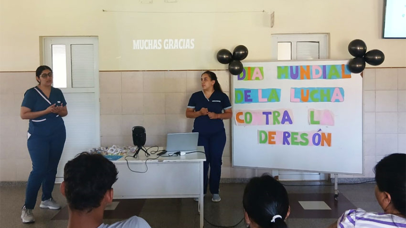 Concientizaron sobre la problemática de la depresión