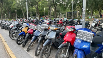 La policía incautó más de 500 motos y un auto en operativos provinciales