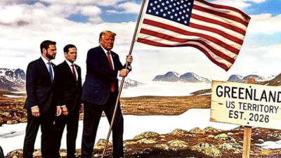 Antes de Davos, Trump sube la apuesta por Groenlandia y tensa el vínculo con Europa con mensajes filtrados y fotos con IA