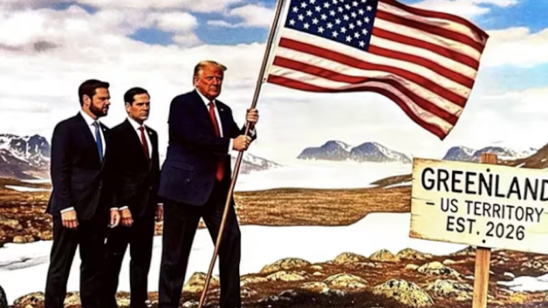 Antes de Davos, Trump sube la apuesta por Groenlandia y tensa el vínculo con Europa con mensajes filtrados y fotos con IA