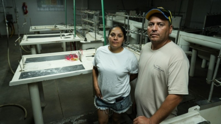 Fabiana y Ricardo en el espacio donde trabajaban día tras día. Foto Alan Monzón-Rosario3.jpg