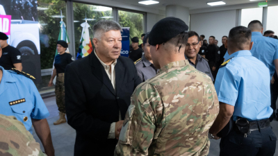Matkovich reconoció el trabajo de las fuerzas de seguridad