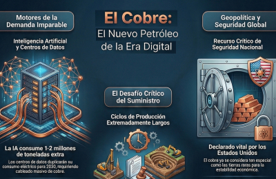 El metal que definirá el futuro de la IA y la energía