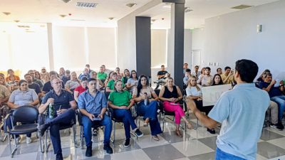 Se realizó una capacitación al equipo técnico que acompañará el concurso de pesca
