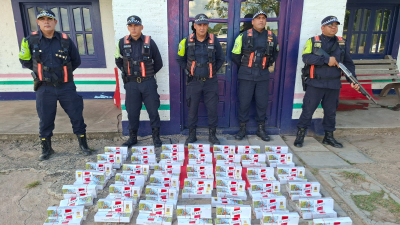 Fuerte despliegue policial: contrabando, vehículos buscados y más de 100 motos secuestradas