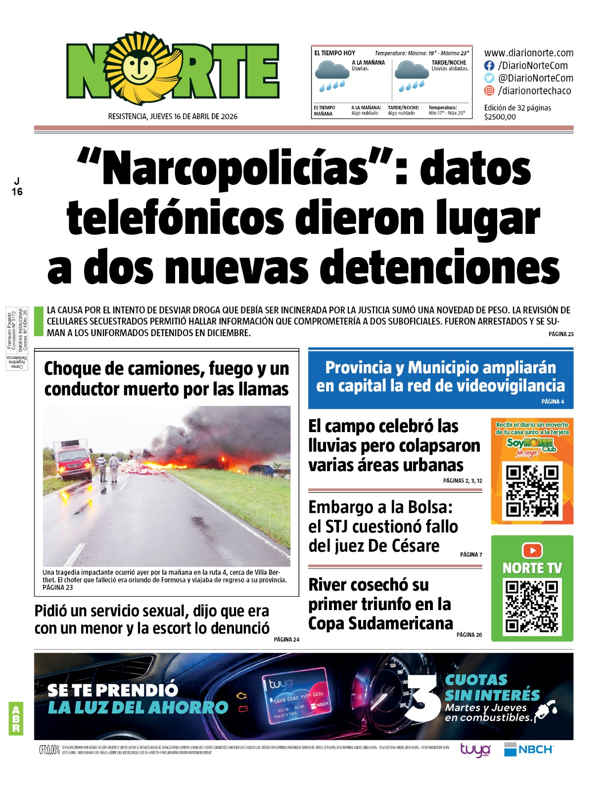 Edición del 16-04-2026