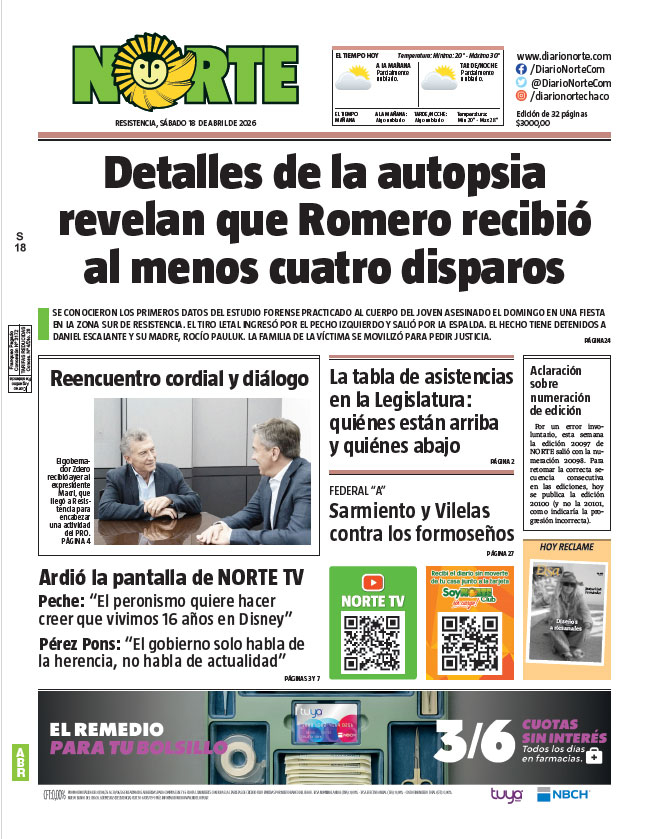 Edición del 18-04-2026