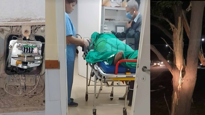 Los Frentones: una joven sobrevivió tras ser alcanzada por un rayo en medio de una fuerte tormenta
