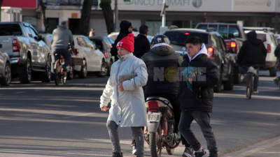 Resistencia y un domingo con temperatura invernal
