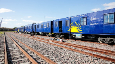 Operativo integral: el tren del Ministerio de Capital Humano vuelve al Chaco