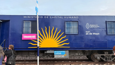 General Pinedo recibe este lunes al Tren 25 de Mayo