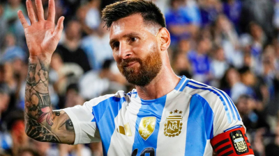 Messi se despidió del "Indio" Solari