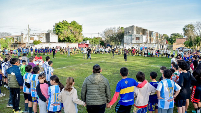 Se puso en marcha el programa deportivo y social "ADN, el potrero en la sangre"