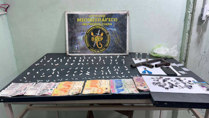 Cayó "Nata" Bogado: detienen a un presunto narco y secuestran cocaína, dinero y municiones