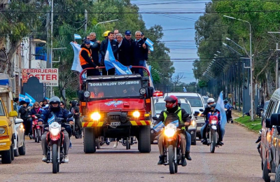 Los excombatientes de Las Breñas estuvieron acompañados por la comunidad