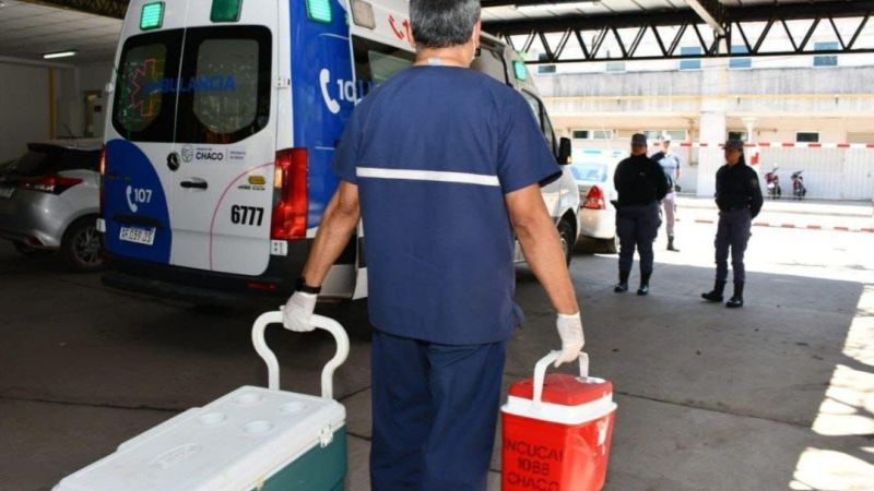 Un donante de órganos hizo posible dos trasplantes en el hospital Perrando