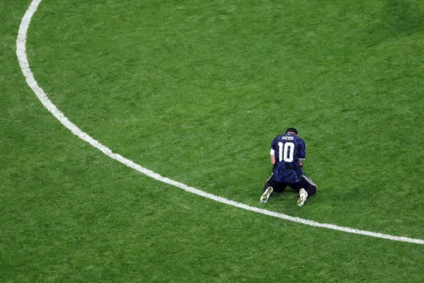 Imágenes de la victoria Argentina ante Inglaterra en semifinales