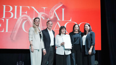 El Poder Legislativo participó de la bienvenida a los escultores de la Bienal 2026