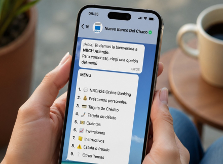 NBCH Atiende menu