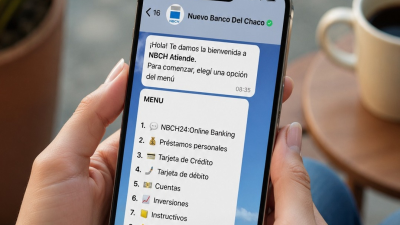 NBCH Atiende: el servicio para consultas y gestiones en WhatsAPP