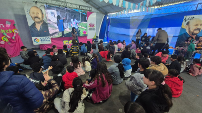La FAS proyectó una película a niños de la Jurisdicción Cinco