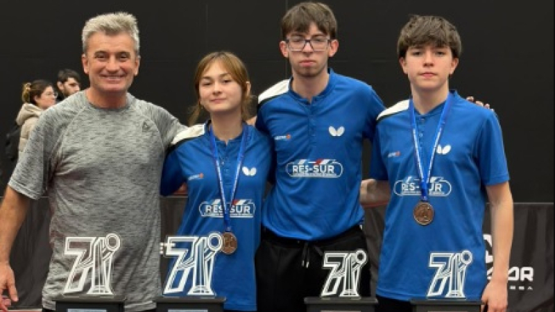 Cinco medallas del tenis de mesa chaqueño en campeonato argentino