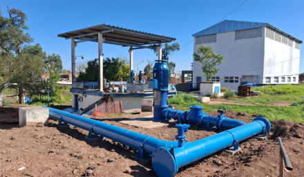 SAMEEP cargó cisternas e inició distribución en Sáenz Peña 2 cisternas