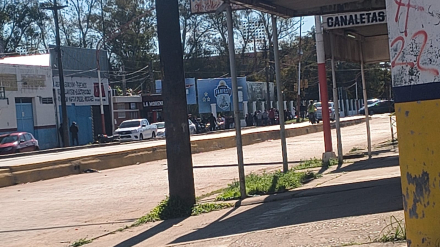 Hubo incidentes entre hinchas antes del partido de Sarmiento y For Ever 3 poli2