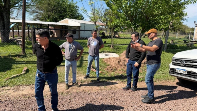 Avanzan las obras para fortalecer el servicio eléctrico en Ingeniero Barbet