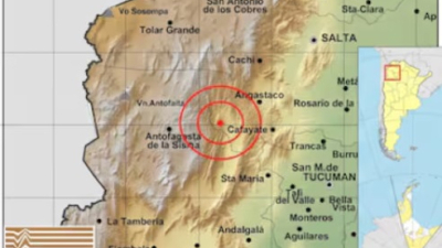 Un sismo de 4,7 en Salta se sintió en varias ciudades del norte argentino