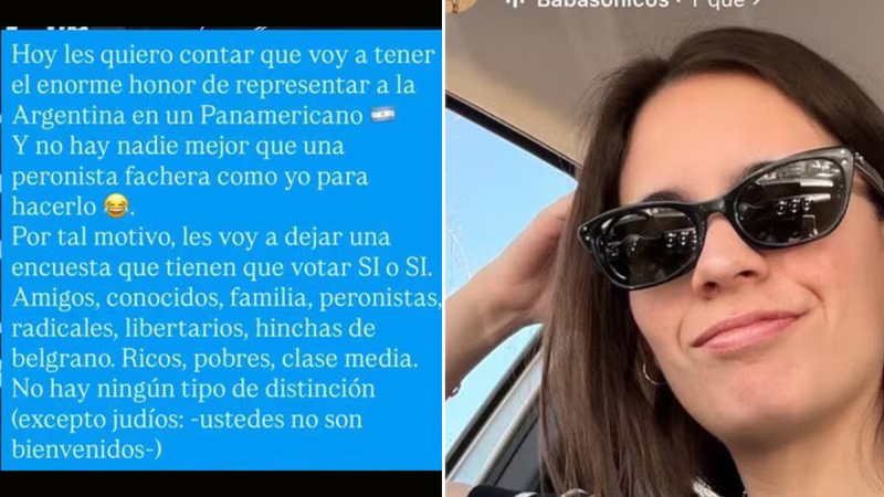 La Asociación de Pádel Argentino apartó de la delegación nacional a una jugadora por comentarios antisemitas
