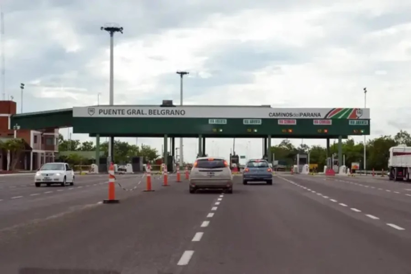 Desde octubre, cruzar el puente Chaco-Corrientes costará $1.800
