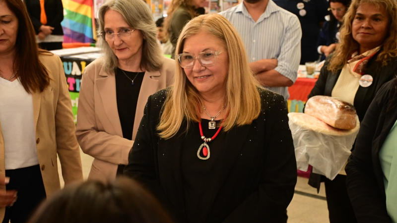 Delgado encabezó el acto por el Día Nacional del Mutualismo